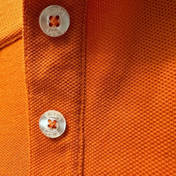 Lilly Pulitzer Long Sleeve Polo Orange Size Large Academia - Picture 4 of 9